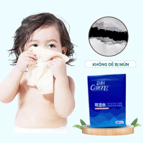 Giấy Caitong bỏ túi - Trusted Care Màu Xanh