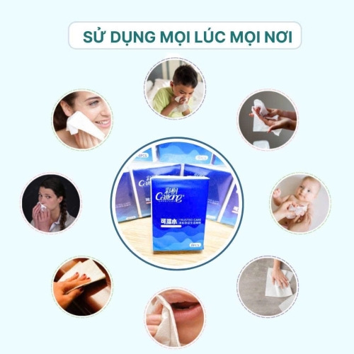 Giấy Caitong bỏ túi - Trusted Care Màu Xanh