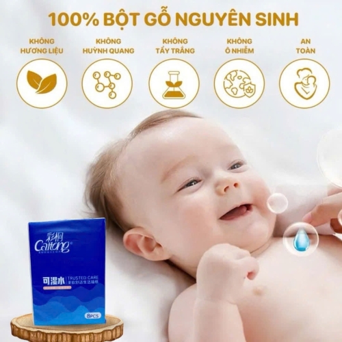 Giấy Caitong bỏ túi - Trusted Care Màu Xanh