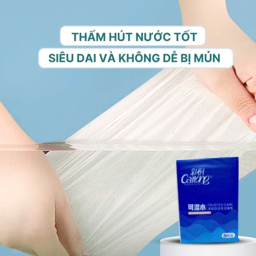 Giấy Caitong bỏ túi - Trusted Care Màu Xanh
