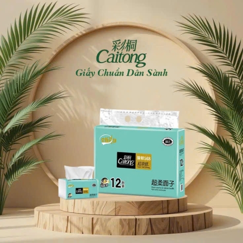 Giấy rút xanh nhạt